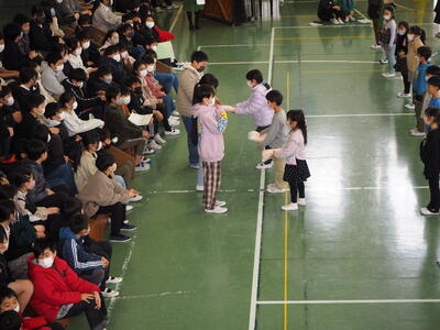 １年生からの手紙